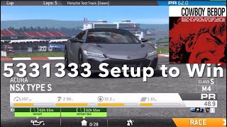 Real Racing 3 RR3 Acura NSX Type S Limited Series costs Full Upgrade Tree Cowboy Bebop Version [upl. by Cattan]