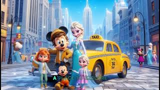 quotThe Icy City Taxi Tour Mickey amp Elsas Frozen Adventure 2quot Song for Kids with Lyrics [upl. by Asiilanna]