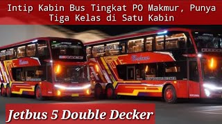 PO Makmur Halmahera Rilis Bus Tingkat dengan Tiga Kelas di Satu Kabin Rakitan Karoseri Adiputro [upl. by Amikat827]