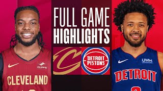 CAVALIERS at PISTONS  FULL GAME HIGHLIGHTS  December 2 2023 [upl. by Alleuqcaj40]