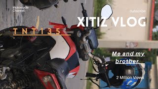 Ride tnt 135 benelli Urlabari to damak jhapa xitizvlog official video rider travelblog [upl. by Auria735]