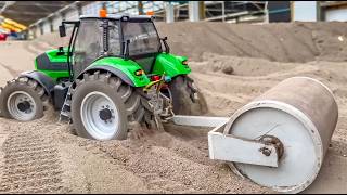 MEGA XXL RC TRACTORS AND TRUCKS AT WORK COLLECTION [upl. by Gnehp578]