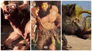 【ACODYSSEY】Stream Highlight 1 Fights with Minotaur Erymanthian Boar and Steropes [upl. by Ryan]