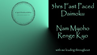 3hrs Fast Daimoku for Determination Victory  Nam Myoho Renge Kyo [upl. by Eenolem]