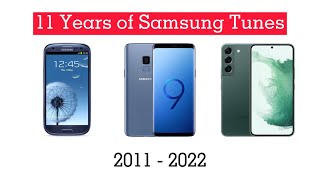 Samsung Ringtone Evolution 2022 [upl. by Joeann]