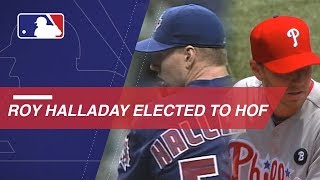 Watch Halladays career highlights following his election to HOF [upl. by Hope249]