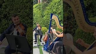 Mia and Sebastians Theme La La Land  Enchanted Strings  Harp Trio in Los Angeles wedding harp [upl. by Takakura810]