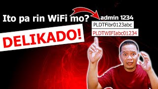 CHANGE your PLDT WiFi NAME and WiFi PASSWORD NOW or else [upl. by Niveb]