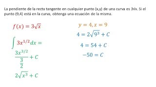 Integración con condiciones iniciales  Ejemplo 2 [upl. by Ardnwahsal690]