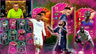 تجربة كروت FUTTIES Neymar Ferland Mendy amp Casemiro  FIFA 22 [upl. by Salvadore]