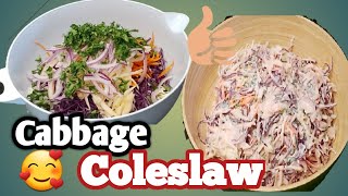 HOW TO MAKE COLESLAW l CABBAGE SALAD RECIPE l IYACHE amp MOM [upl. by Myke]