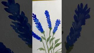 Watercolour art 🪻🪻 youtube satisfying watercolor ytshorts [upl. by Bilow376]