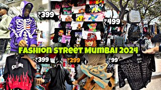 Fashion Street Mumbai 2024  Itna Sasta Market  HampM ZARA TShirt ₹199 😱 Churchgate Market [upl. by Roche]