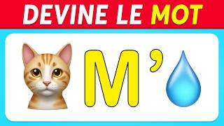 Devine 60 MOTS en ÉMOJIS 🌈✅ Facile Moyen Diffile Impossible 🧠 [upl. by Wynn]