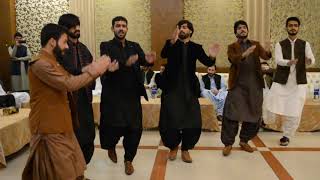 Baloch Students are enjoying their culturalDance By Baloch students of Faisalabad [upl. by Nesral308]