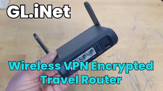 GL iNet GL A1300 Slate Plus Wireless VPN Encrypted Travel Router [upl. by Ymrej]