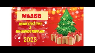 MAAGD JAARLIJKSE HOROSCOOP 2025FIJNE KERST amp GELUKKIG NIEUWJAARmaagd horoscoop tarot [upl. by Tami33]