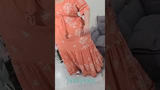 Arrase com o Vestido Estampado Plus Size Longo com Amarração [upl. by Hallie]