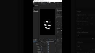 Create EyeCatching Flickering Text Effects in Adobe After Effects aftereffects motiongraphic vfx [upl. by Ecidna322]