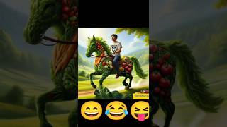 The Enchanted Fruit Horse of Sanatan 😄😄 funny viralshort shorts [upl. by Thomasa]