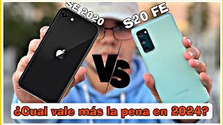 ¿Cual telefono es mejor en 2024🤔 SE 2020 vs S20 FE 😱✅️ [upl. by Thaxter860]