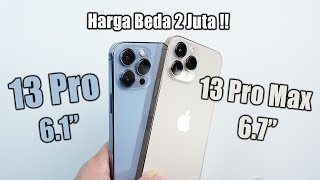 iPhone 13 Pro Vs iPhone 13 Pro Max Jangan Salah Pilih [upl. by Anoblav]