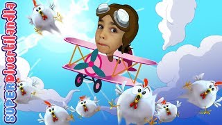 ✈ Robando Gallinas en Avión 🐓 Looping Louie de Hasbro Gaming [upl. by Scales]