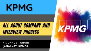 KPMG  Complete Interview Experience  WorkLife at KPMG  Analyst  For Freshers [upl. by Hildebrandt560]