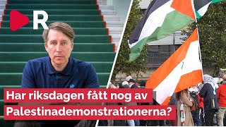 Har Riksdagen fått nog av Palestinademonstrationerna – Richard Jomshof [upl. by Yllier]