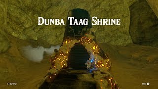 Zelda BOTW  66120 Dunba Taag Shrine Hebra Tower Region [upl. by Darton293]