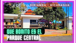 Así de bonito es el Parque de Diriamba Recorrimos algunas calles céntricas [upl. by Murielle]