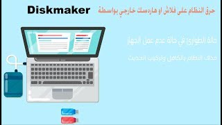 أسهل طريقة لحرق او نسخ النظام على هاردسك او فلاش خارجي [upl. by Mcgraw]