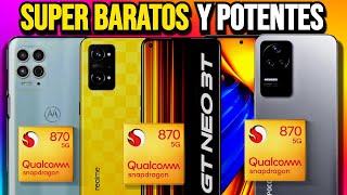 Los 3 Mejores Celulares Baratos con Snapdragon 870 en 2024 😱 SON UNAS JOYAS [upl. by Eenerb]