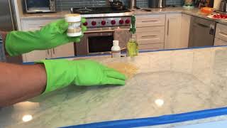 How to Polish Marble Counter Tops by Hand [upl. by Angel]