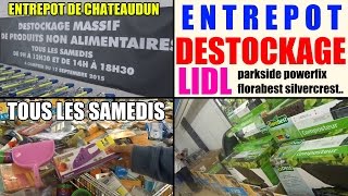 lidl entrepôt de destockage chateaudun parkside powerfix florabest silvercrest ernesto livarno etc [upl. by Evaleen532]