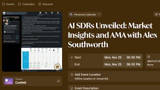 AI SDRs Unveiled Market Insights and AMA with Alex Southworth [upl. by Kerril]