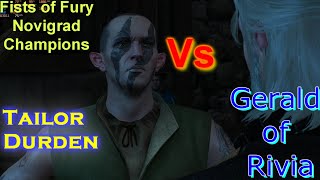 The Witcher 3 Wild Hunt  Öfkeli Yumruklar Novigrad TerziTyler Durden vs Rivialı Gerald Gameplay [upl. by Siulesoj65]