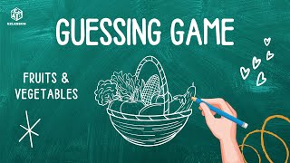 Fruits and Vegetables Guessing Game for Kids  Fun ESL Vocabulary Activities [upl. by Gehman700]