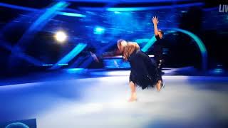 Dancing on ice Gemma Collins falls over [upl. by Aelat]