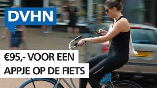 Appen op de fiets Dat kost je vanaf nu 95 euro [upl. by Namzed825]