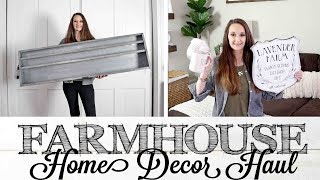 Farmhouse Home Decor Haul  RAE DUNN amp MAGNOLIA HOME [upl. by Hilarius]