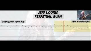 Jeff Loomis  Perpetual Burn  Tab Guitar [upl. by Stewart]