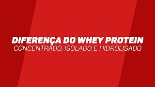 Veja a Diferença entre Whey Protein Concentrado Isolado e Hidrolisado [upl. by Sheeb]