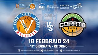 DAI OPTICAL VIRTUS MOLFETTA 🆚 BASKET CORATO [upl. by Tonia]