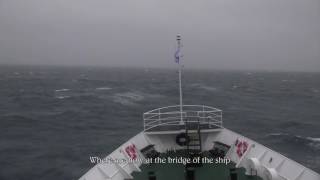 Storm on Drake Passage  MV Ushuaia [upl. by Bernadine]