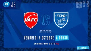 J8 I Valenciennes FC vs FC Villefranche B en replay 22 I National FFF 20242025 [upl. by Houston]