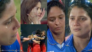 Nita Ambani Harmanpreet Kaur MI Players Crying after Lost vs RCB in Semifinal WPL 2024  RCB vs MI [upl. by Hewie]