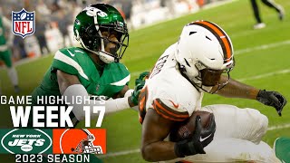 New York Jets vs Cleveland Browns  2023 Week 17 Game Highlights [upl. by Boone]