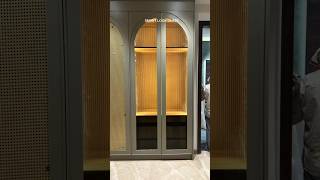 Fluted Glass Door Wardrobe Design for Modern Home shorts home glassdoor modernhome glassdoor [upl. by Reiniar]