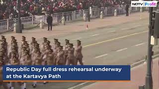 Republic Day 2024 Full Dress Rehearsals Underway At Kartavya Path  Republic Day Parade [upl. by Schuman949]